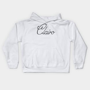 Clairo Merch Clairo Logo Kids Hoodie